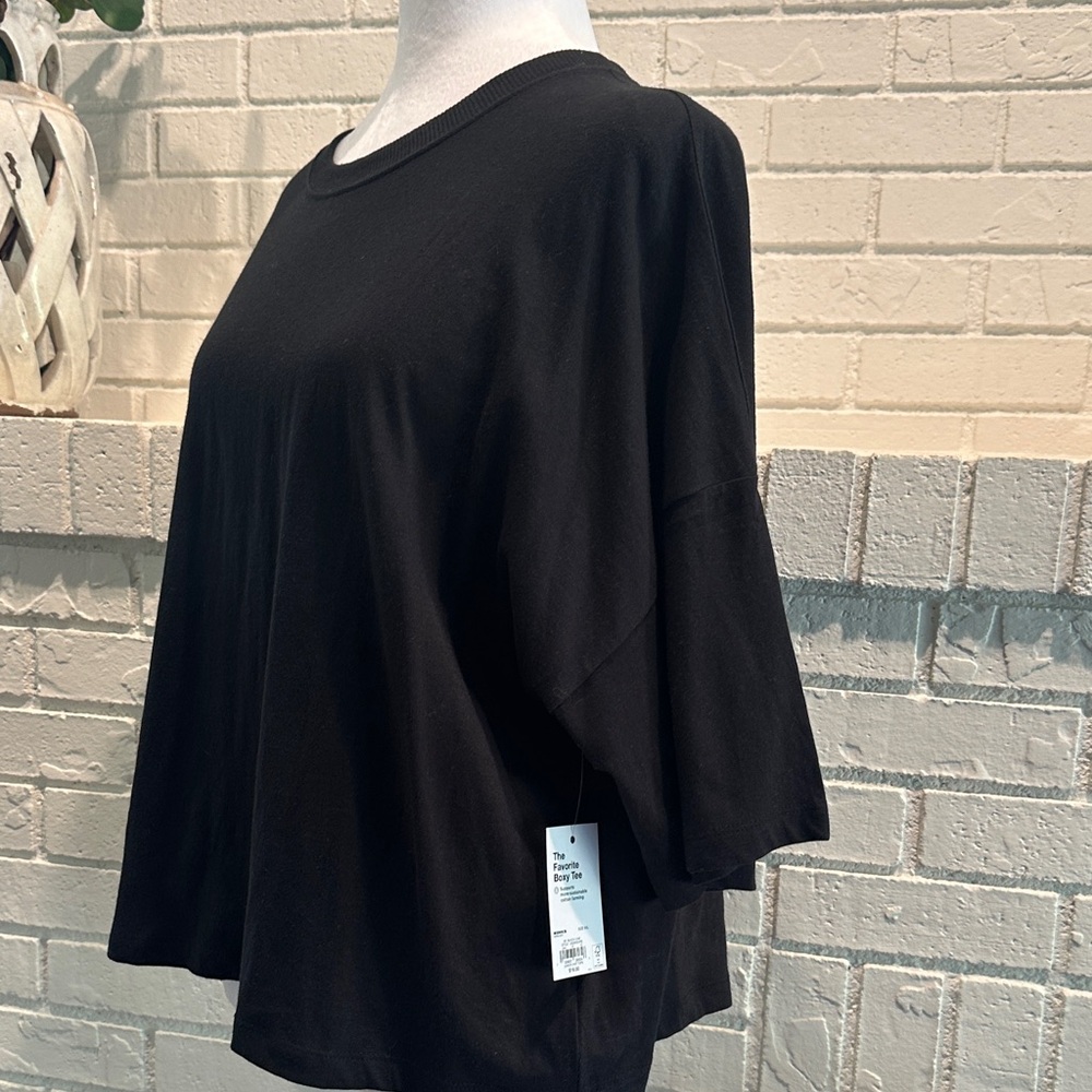 SO Oversized Black Short-Sleeve Tee - Picture 4 of 6